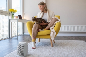 How air purifiers improve home and health.  How air purifiers improve home and health.